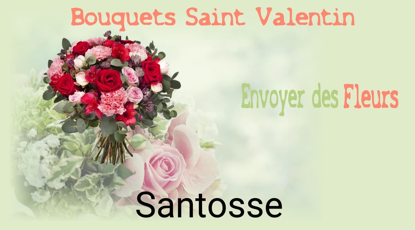 Roses de Saint-Valentin livrées à Santosse